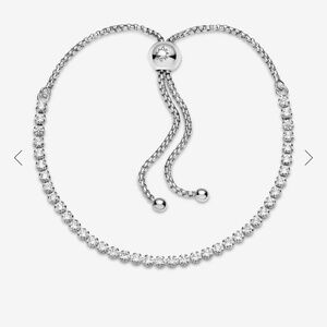 Pandora Sparkling Slider Tennis Bracelet Sterling Silver